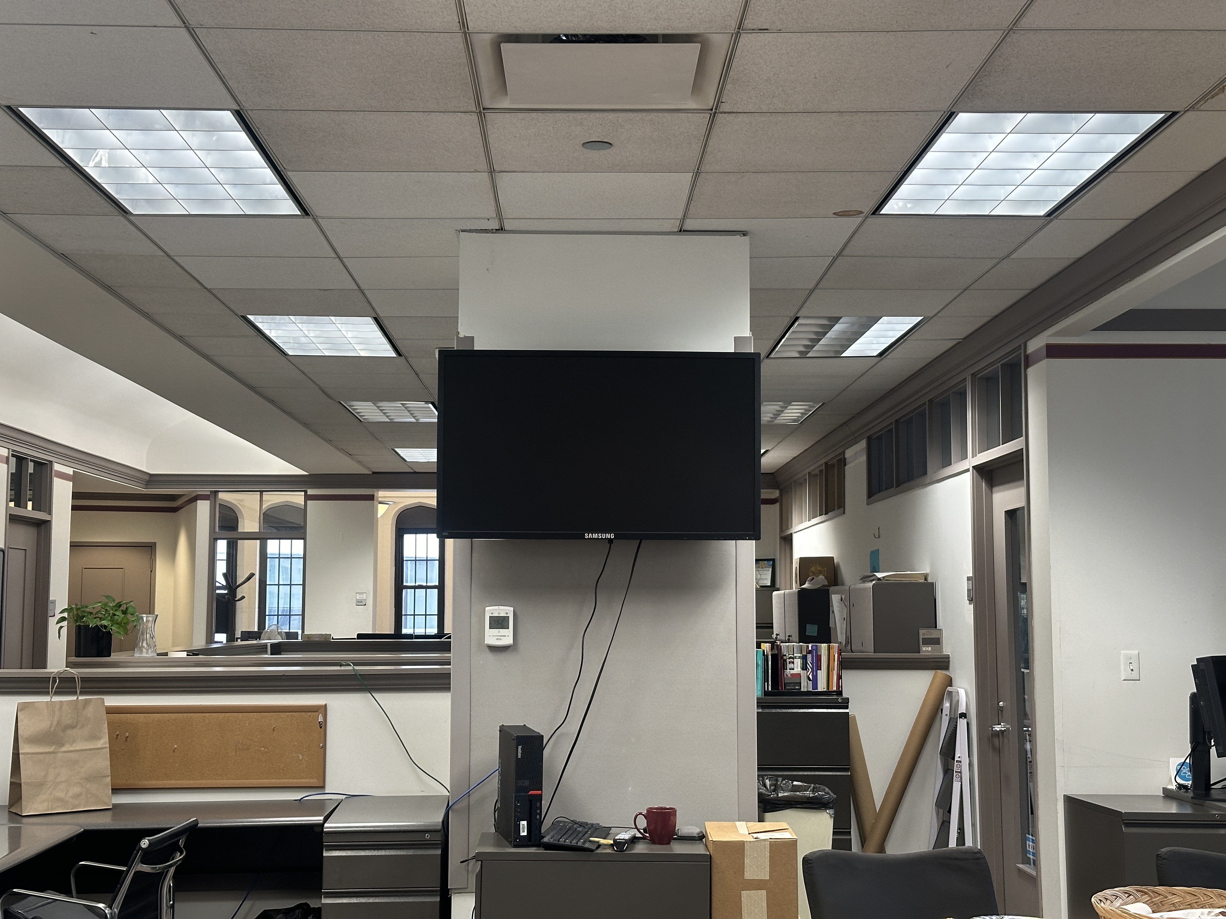 Lewis Towers 14th Floor Reception Area Digital Signage